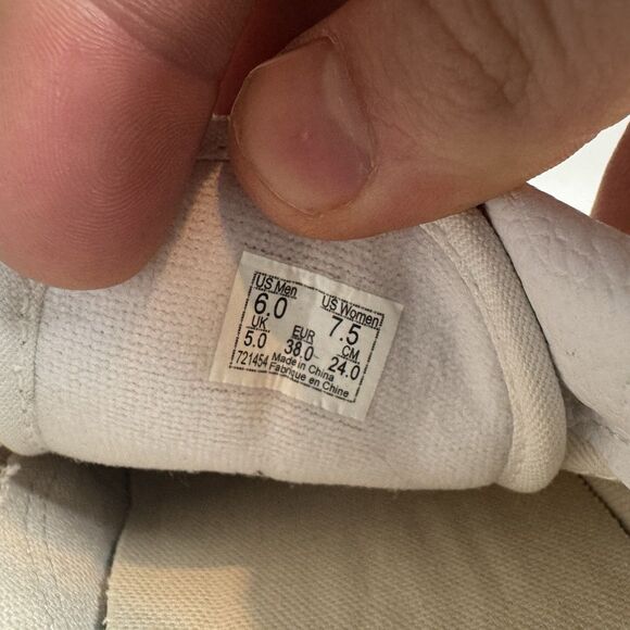 Vans Off The Wall Classic Old Skool Casual Shoes White Women's 7.5 - Picture 8 of 8